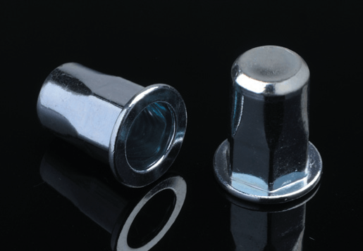 Stål flathode semi-hex kropps nutemutter lukket ende type