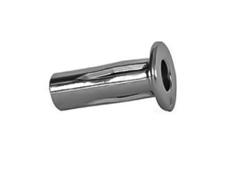 Flathode slisset kropp blind nit -nøtt